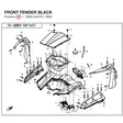 FRONT FENDER product image