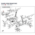 GUARD, REAR BRAKE DISC product image