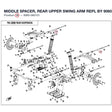MIDDLE SPACER, REAR UPPER SWING ARM REPL BY 9060-060101-00002 product image