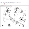 GAS SPRING REPL BY 9060-102000-00001 product image