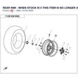 REAR RIM - WHEN STOCK IS 0 THIS ITEM IS NO LONGER AVAILABLE product image