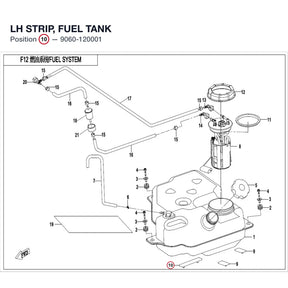 LH STRIP, FUEL TANK product image