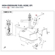HIGH-PRESSURE FUEL HOSE, EFI product image