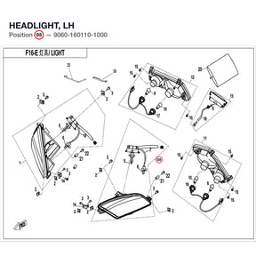 HEADLIGHT, LH product image