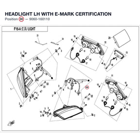 HEADLIGHT LH product image
