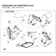 HEADLIGHT, RH product image