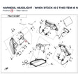HARNESS, HEADLIGHT - WHEN STOCK IS 0 THIS ITEM IS NO LONGER AVAILABLE product image