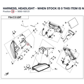 HARNESS, HEADLIGHT - WHEN STOCK IS 0 THIS ITEM IS NO LONGER AVAILABLE product image