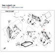 TAIL LIGHT, LH product image