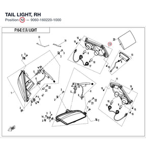 TAIL LIGHT, RH product image