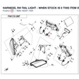 HARNESS, RH TAIL LIGHT - WHEN STOCK IS 0 THIS ITEM IS NO LONGER AVAILABLE product image