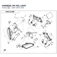 HARNESS, RH TAIL LIGHT product image