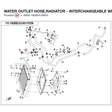 WATER OUTLET HOSE,RADIATOR - INTERCHANGEABLE WITH  9060-180004 product image