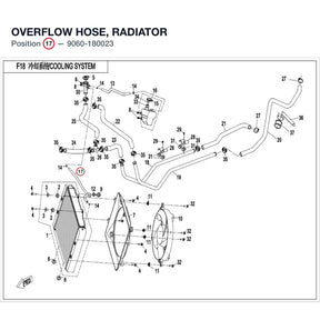OVERFLOW HOSE, RADIATOR product image