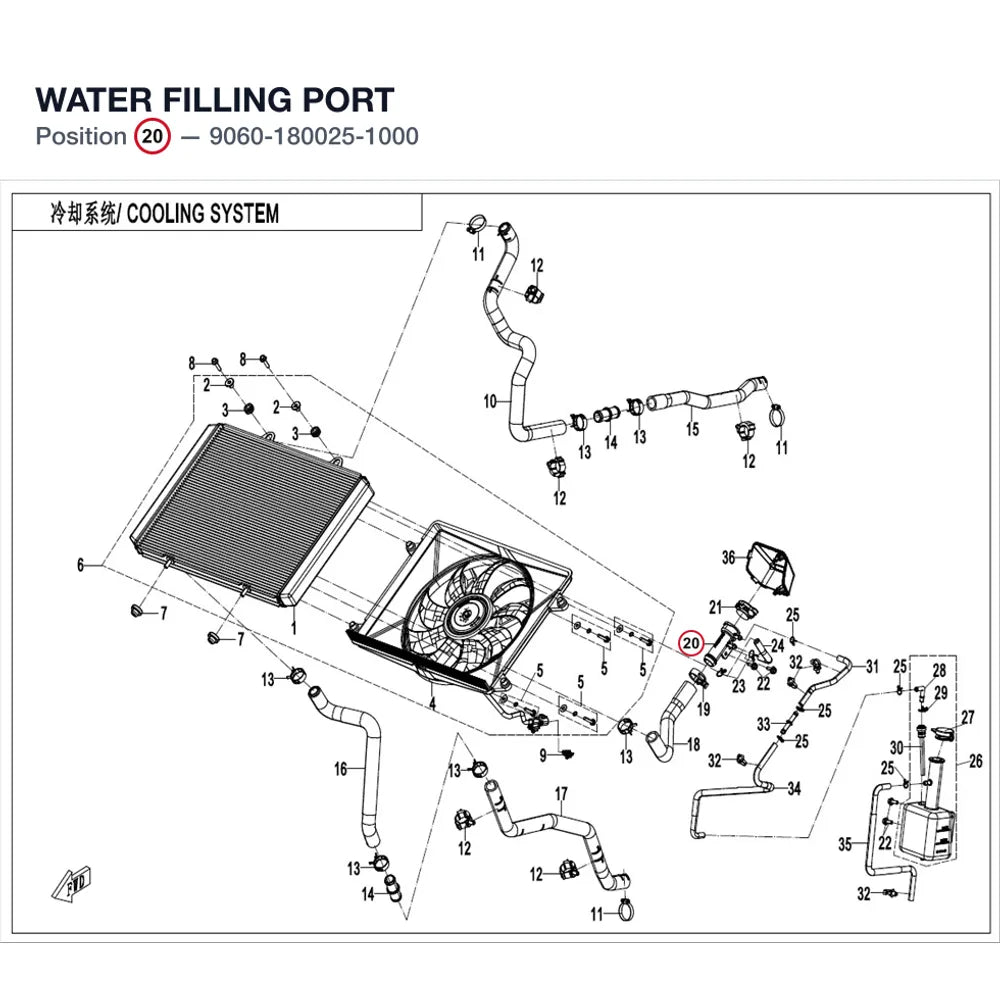 WATER FILLING PORT product image