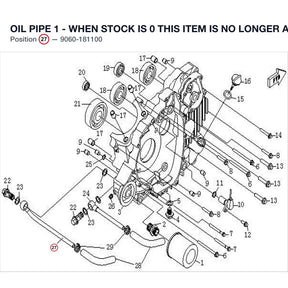 OIL PIPE 1 - WHEN STOCK IS 0 THIS ITEM IS NO LONGER AVAILABLE product image
