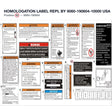 HOMOLOGATION LABEL REPL BY 9060-190604-10000 product image