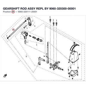 GEARSHIFT ROD ASSY REPL BY 9060-320300-00001 product image