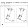 WASHER - WHEN STOCK IS 0 THIS ITEM IS NO LONGER AVAILABLE product image