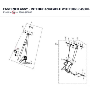 FASTENER ASSY REPL BY 9060-345000-00001 product image
