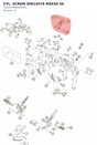 Diagram preview: CYL. SCREW DIN14579 M8X50 SS (C0145790805000S)
