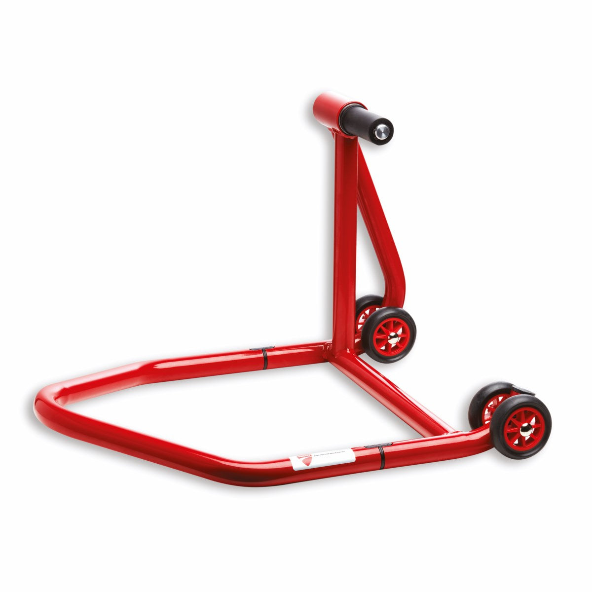 Rear service stand for single-sided swinging arm