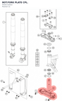 Diagram preview: BOT.FORK PLATE CPL. (45201132022)