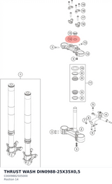 Diagram preview: THRUST WASH DIN0988-25X35X0,5 (C0009882505000)
