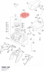 Diagram preview: TANK CAP (90607008200)