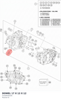 Diagram preview: DOWEL 17 X 13 X 12 (51030026100)