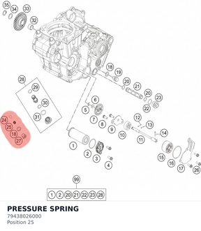 Diagram preview: PRESSURE SPRING (79438026000)