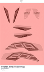 Diagram preview: STICKER KIT D200 WHITE 23 (94108299000)
