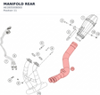 Diagram preview: MANIFOLD REAR (A61805008000)
