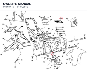 OWNER'S MANUAL 91370051E diagram position