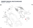 OWNER'S MANUAL MULTILANGUAGE 91371021A diagram position
