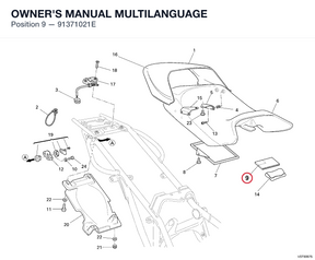 OWNER'S MANUAL MULTILANGUAGE 91371021E diagram position
