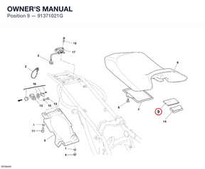 OWNER'S MANUAL 91371021G diagram position