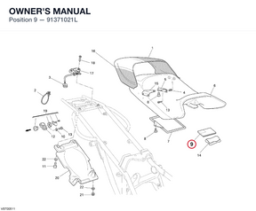 OWNER'S MANUAL 91371021L diagram position
