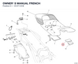 OWNER' S MANUAL FRENCH 91371101B diagram position