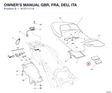 OWNER'S MANUAL GBR, FRA, DEU, ITA 91371111A diagram position