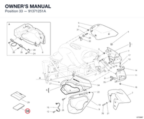 OWNER'S MANUAL 91371251A diagram position