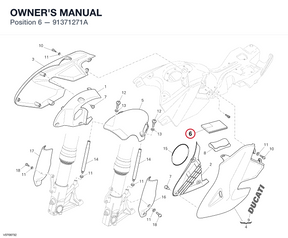 OWNER'S MANUAL 91371271A diagram position
