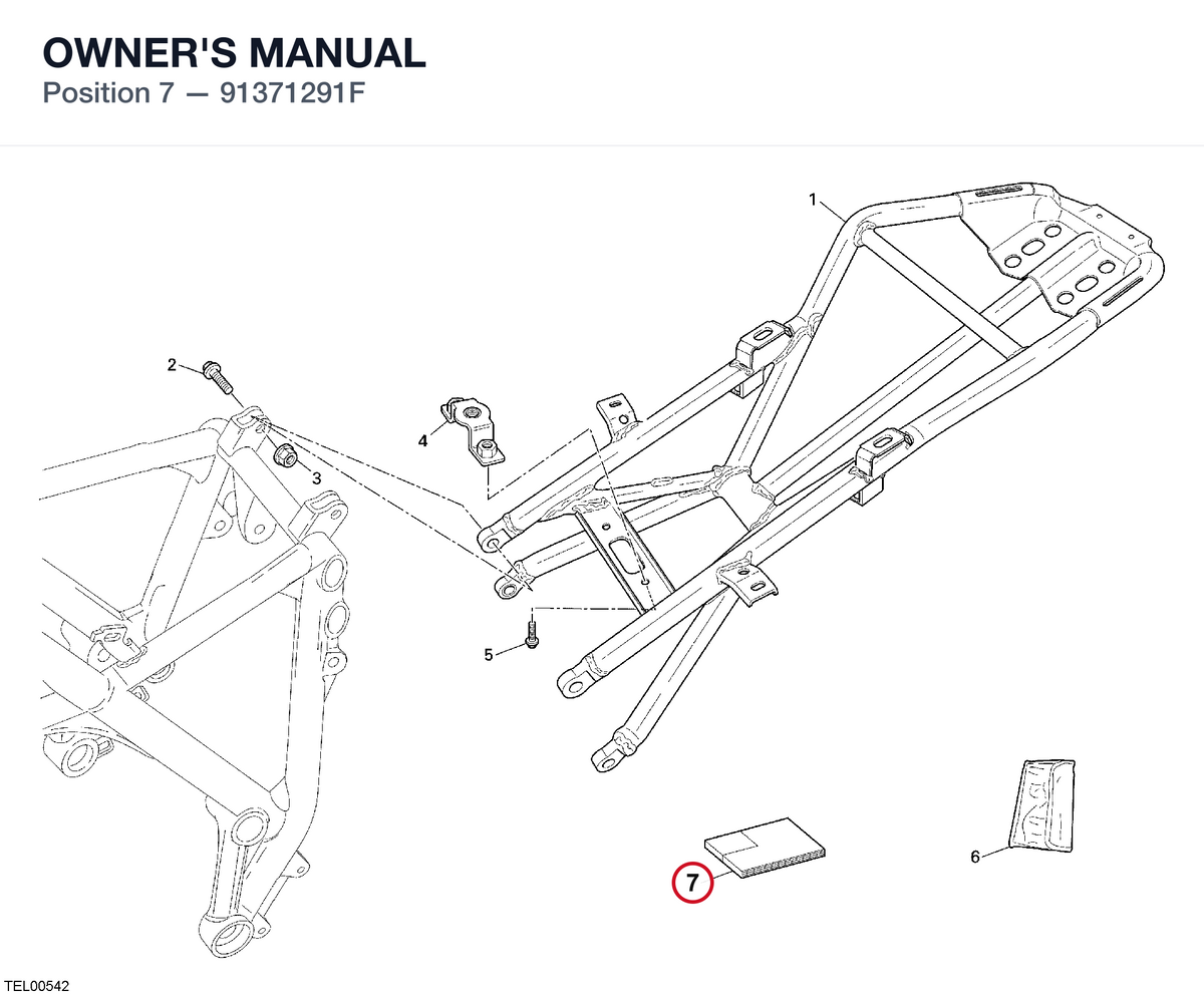 OWNER'S MANUAL 91371291F diagram position
