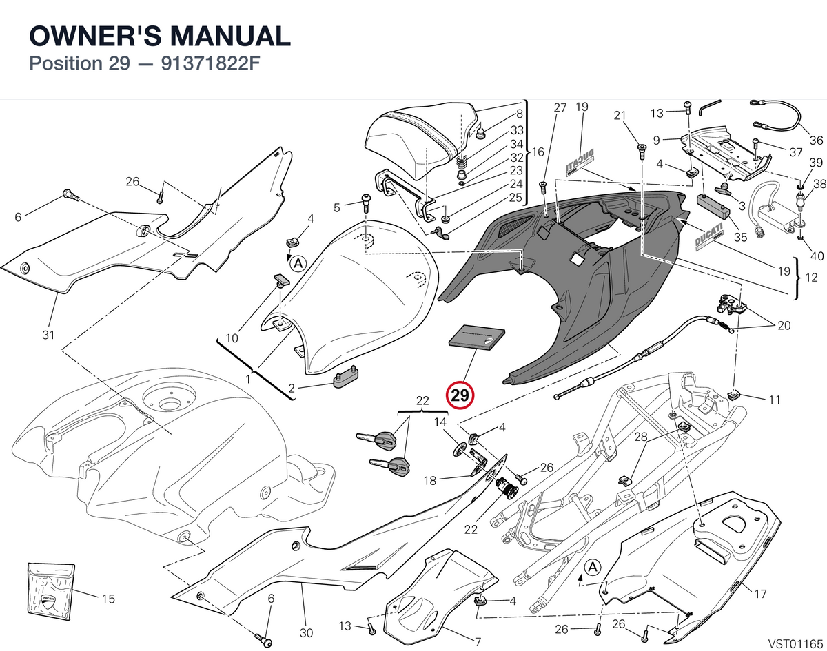 OWNER'S MANUAL 91371822F diagram position