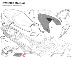 OWNER'S MANUAL 91372271E diagram position