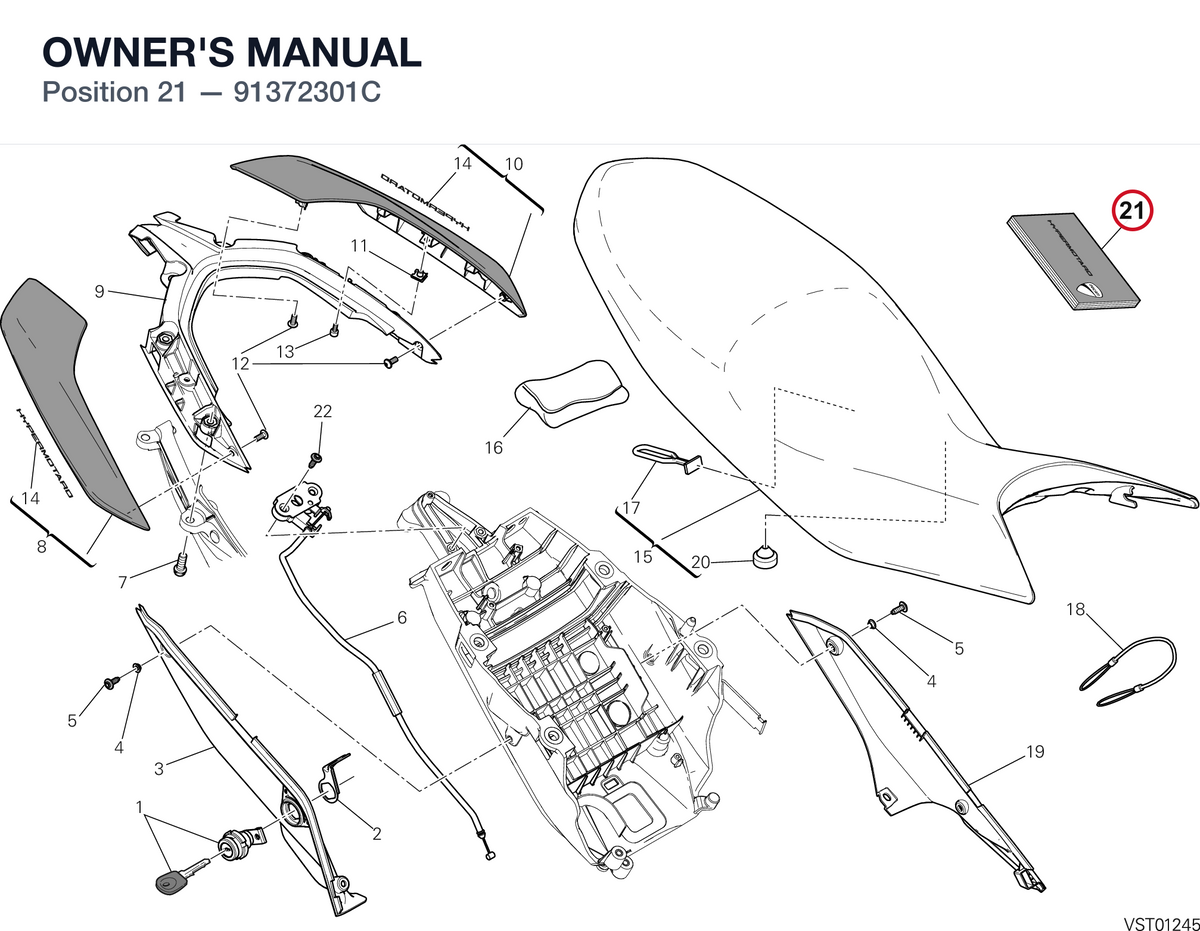 OWNER'S MANUAL 91372301C diagram position