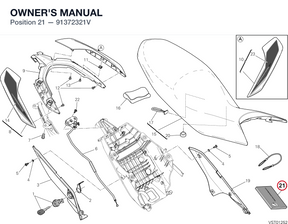 OWNER'S MANUAL 91372321V diagram position
