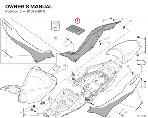 OWNER'S MANUAL 91372481G diagram position