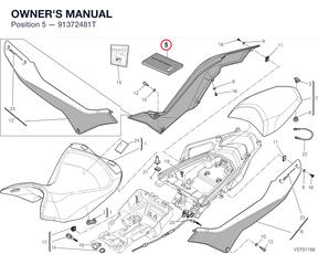 OWNER'S MANUAL 91372481T diagram position