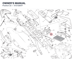 OWNER'S MANUAL 91372881F diagram position